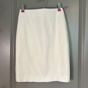 Express professional work skirt white / cream